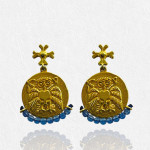 Earrings Athens Decadrachm Sterling Silver 925